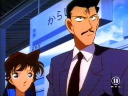 Kogoro Mori mit seiner Tochter Ran