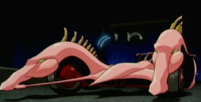 Utena als Rennwagen